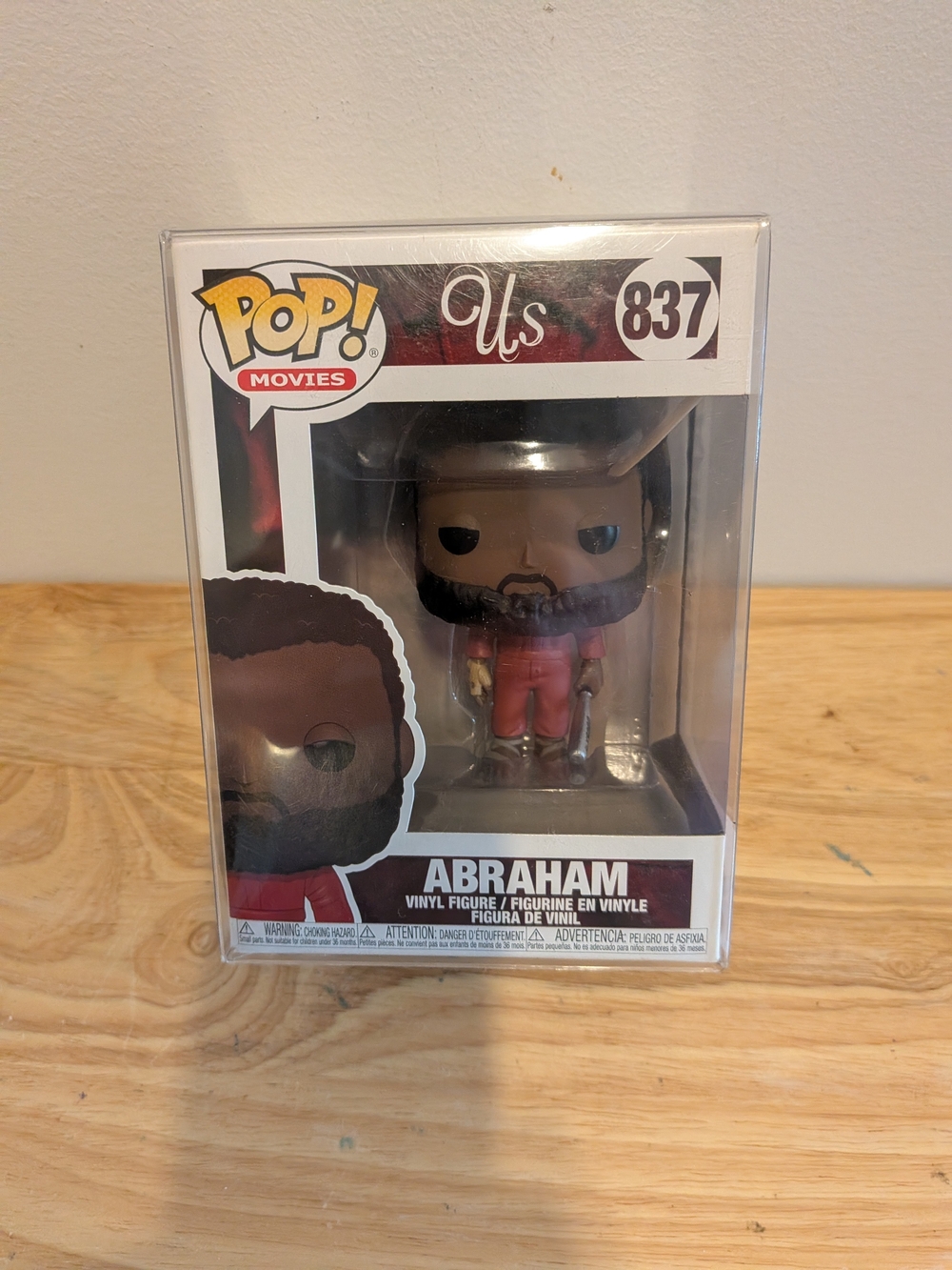 Funko Pop! Movies Us Abraham Vinyl Figure - Red Outfit, Brown Hair
